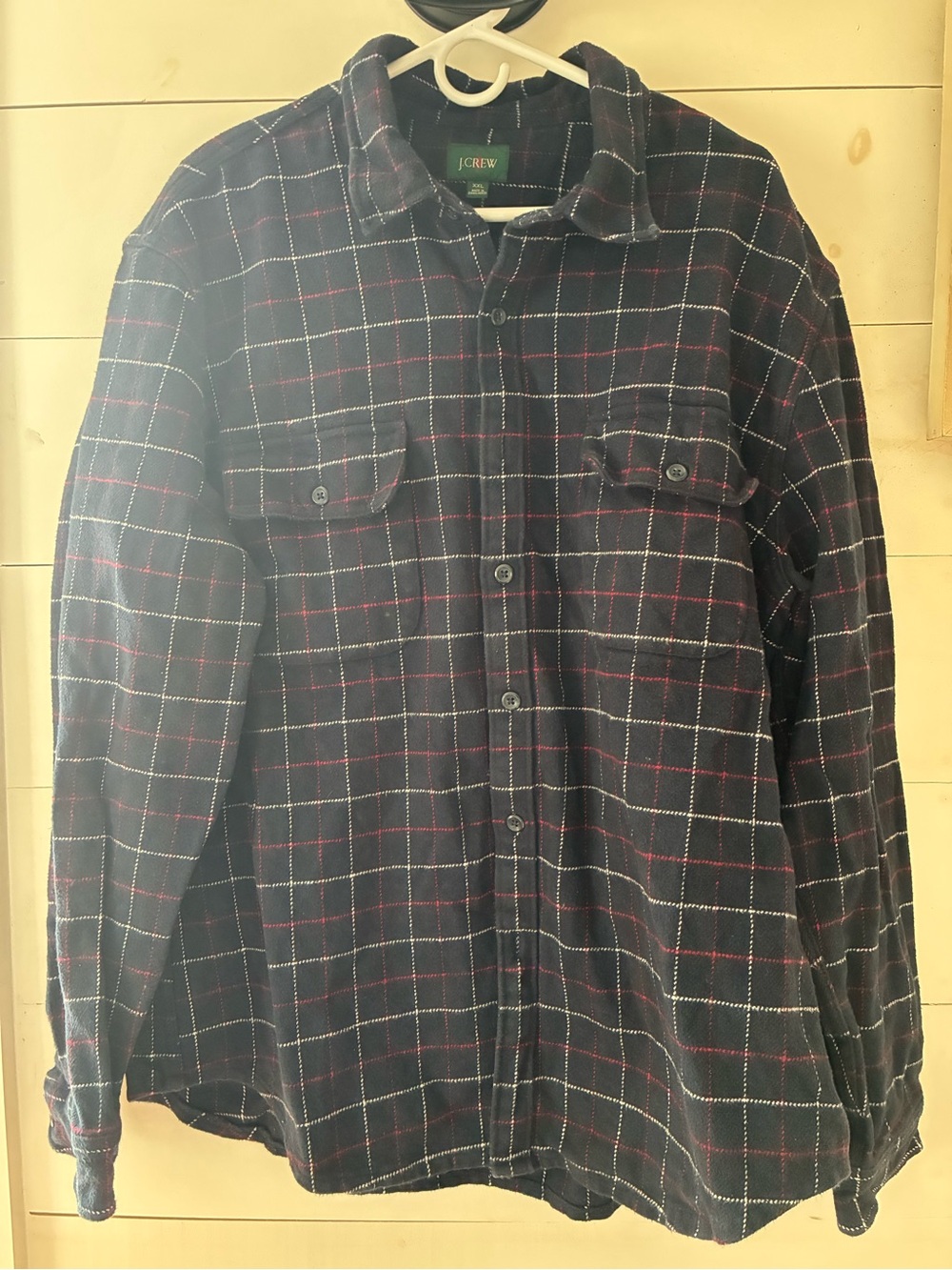 J.Crew flannel heavyweight XXL